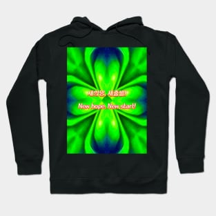 Curtain of light Aurora pattern. Hoodie